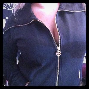 🔥🌺💃🏼NEW Michael Kors zip up hoodie like size L